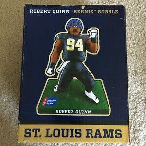 NIB St. Louis Rams Robert Quinn “Bernie” Bobblehead